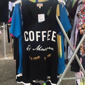 Black tank top
